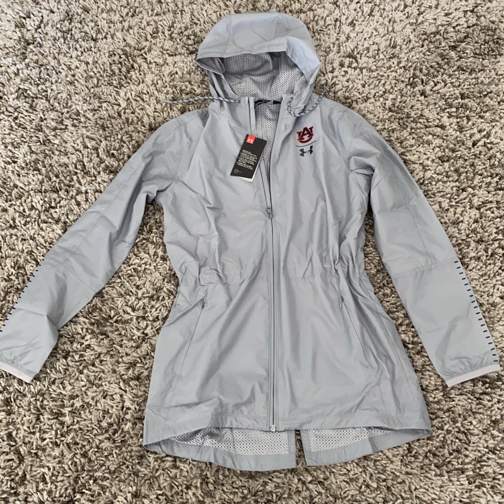 UNDER ARMOUR HOODED WINDBREAKER XS - Picture 6 of 11